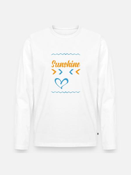 Lloret De Mar Love - Men's Premium Organic Long Sleeve Shirt -