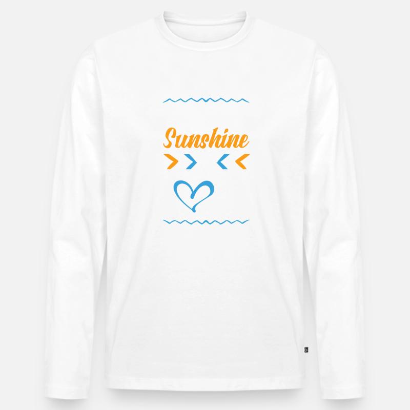 Tel Aviv Love - Männer Premium Bio Langarmshirt - undefined