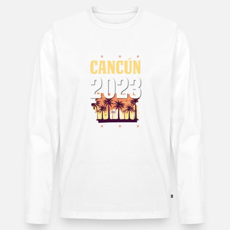 Cancun 2023 - Männer Premium Bio Langarmshirt - undefined