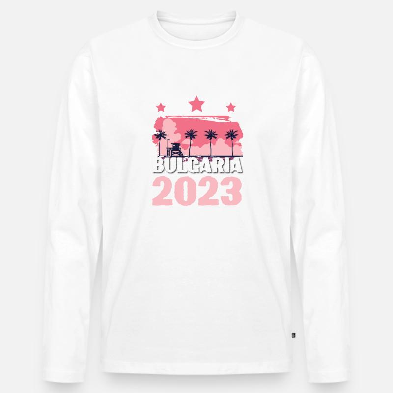 Bulgarien 2023 - Männer Premium Bio Langarmshirt - undefined