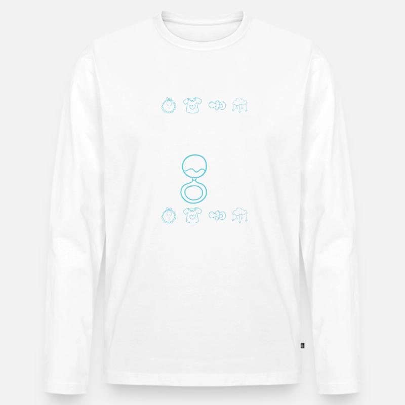baby mamas mädchen - Männer Premium Bio Langarmshirt - undefined