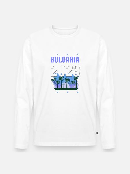 Bulgaria 2023 - Men's Premium Organic Long Sleeve Shirt -