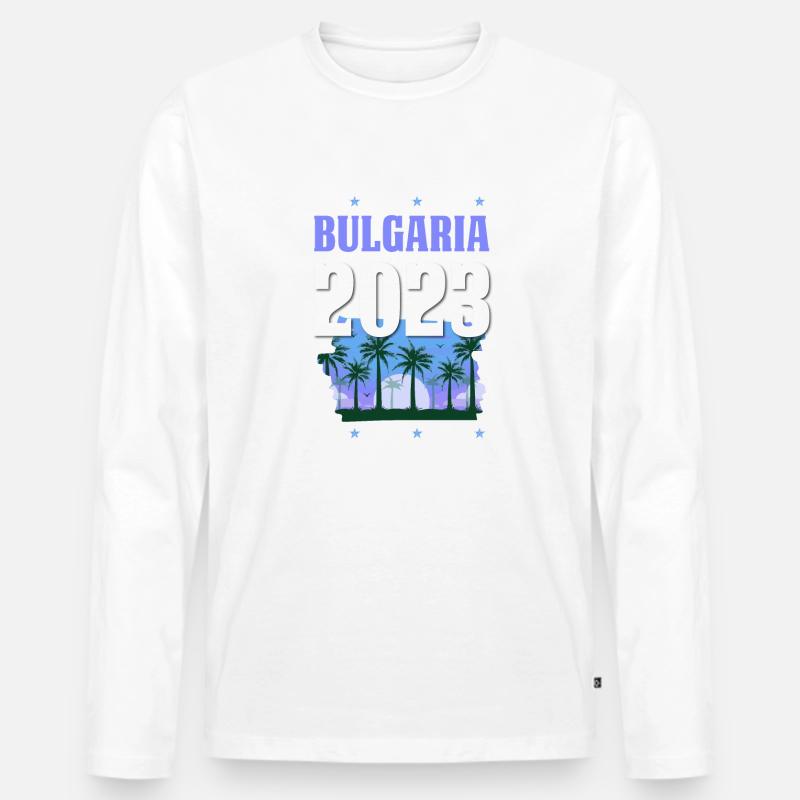 Bulgarien 2023 - Männer Premium Bio Langarmshirt - undefined