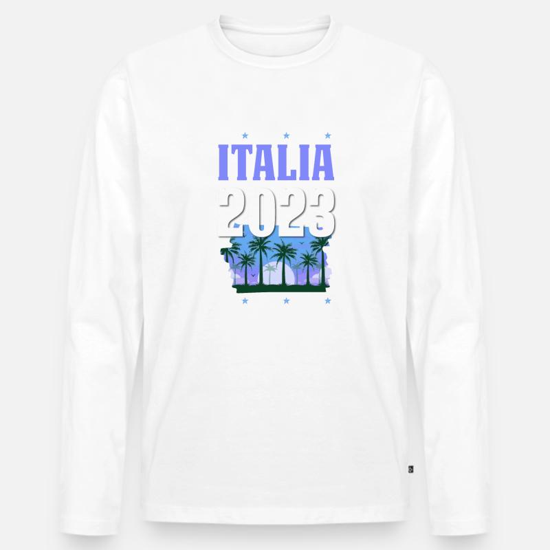 Italia 2023 - Männer Premium Bio Langarmshirt - undefined