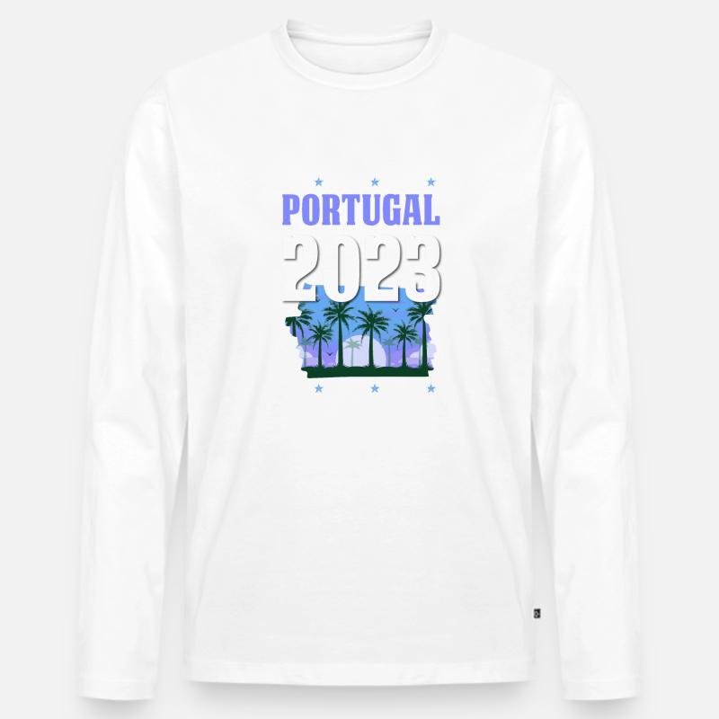 Portugal 2023 - Männer Premium Bio Langarmshirt - undefined