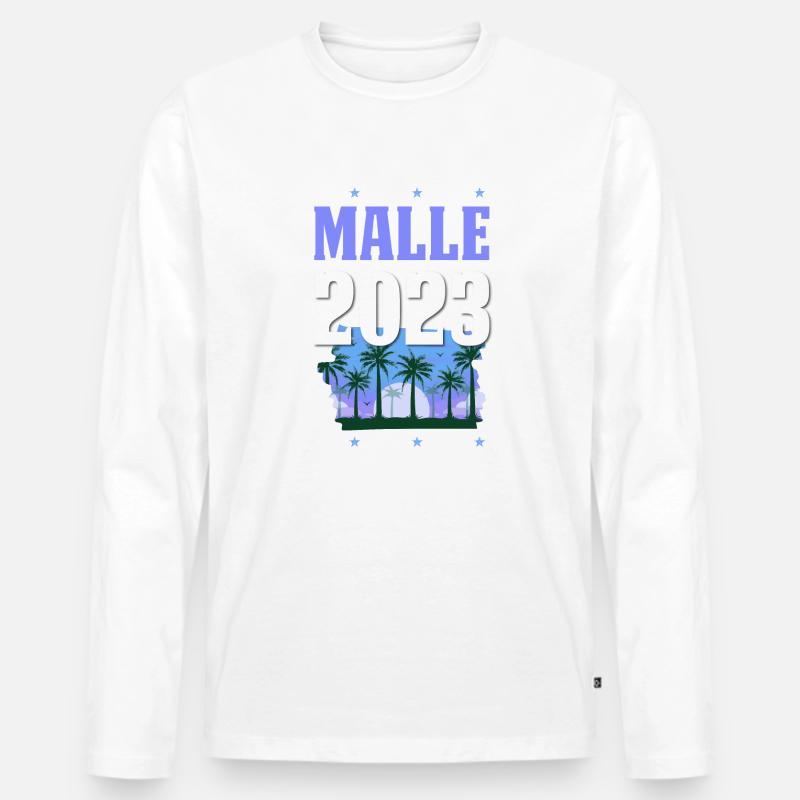 Malle 2023 - Männer Premium Bio Langarmshirt - undefined