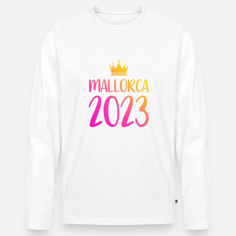 Mallorca 2023 - Männer Premium Bio Langarmshirt - undefined