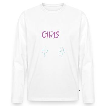 Barcelona Girls Tour - T-shirt manches longues Premium bio Homme - blanc - Devant - Nico (187cm)