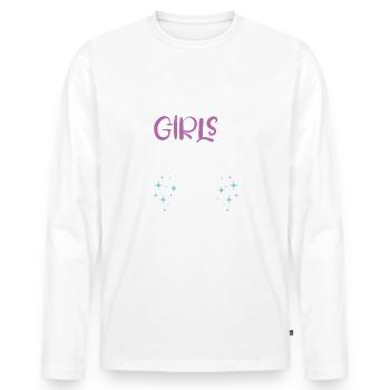 Mallorca Girls Tour - Männer Premium Bio Langarmshirt - Weiß - Vorne - Nico (187cm)