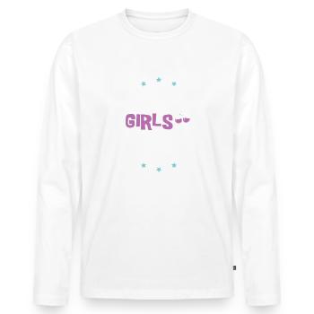 Lloret De Mar Girls Tour - T-shirt manches longues Premium bio Homme - blanc - Devant - Nico (187cm)