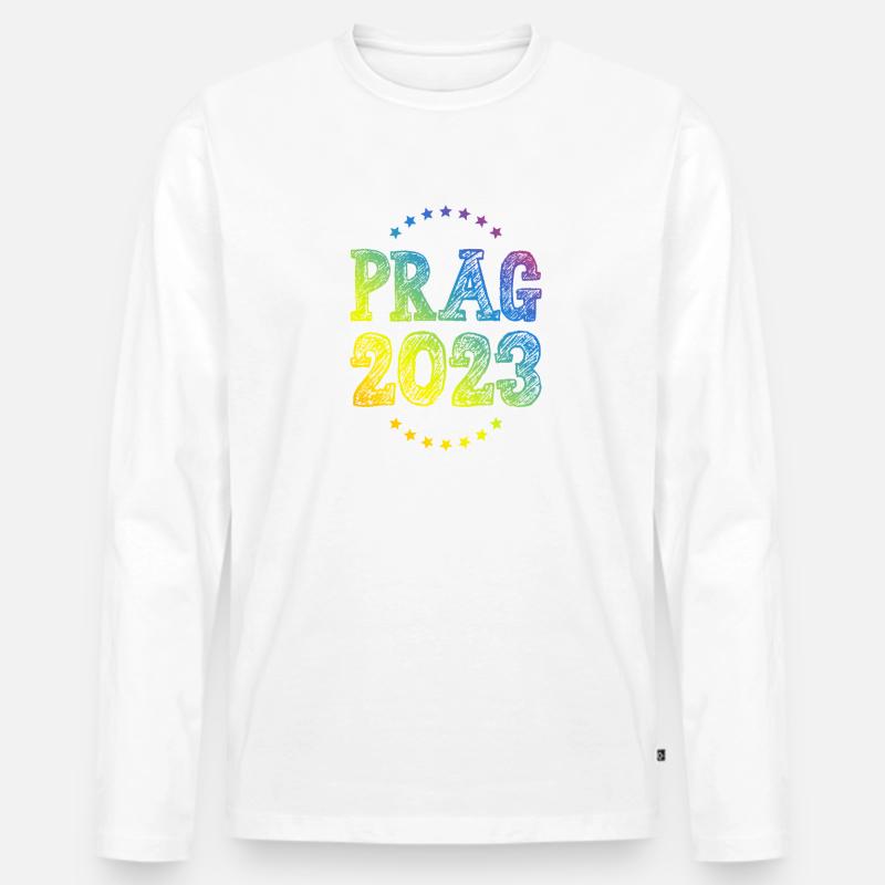 Prag 2023 - Männer Premium Bio Langarmshirt - undefined