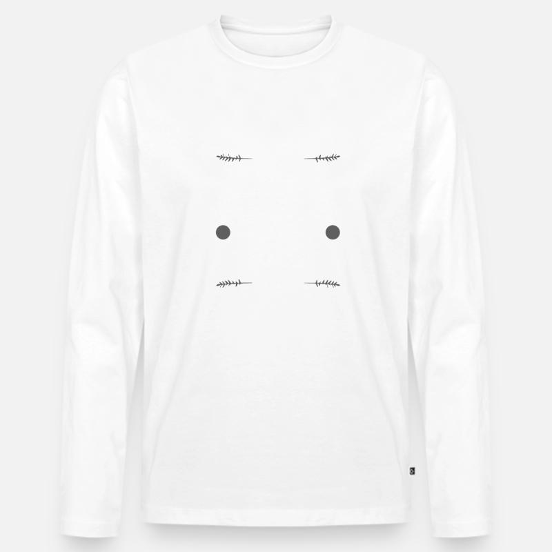 Papa Chef Superheld Dad - Männer Premium Bio Langarmshirt - undefined