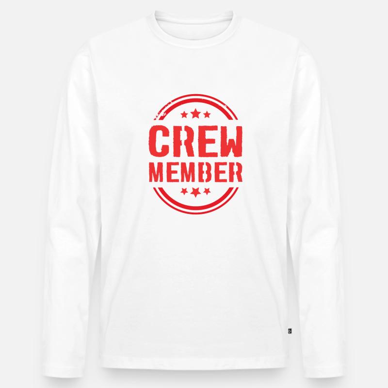 Crew Mitglied - Männer Premium Bio Langarmshirt - undefined