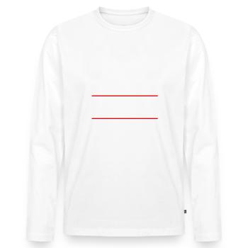 I hob koa Zeit I bin Rentner Gercollector Tuning - Männer Premium Bio Langarmshirt - Weiß - Vorne - Nico (187cm)