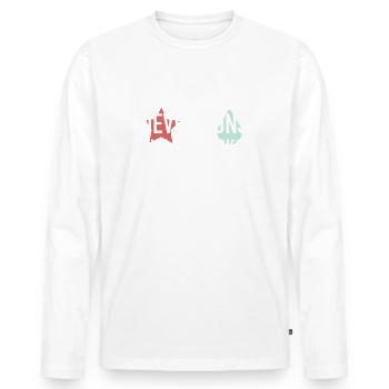Magic Tricks Hisoka - Männer Premium Bio Langarmshirt - Weiß - Vorne - Nico (187cm)