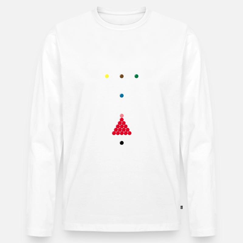 Snooker - Männer Premium Bio Langarmshirt - undefined