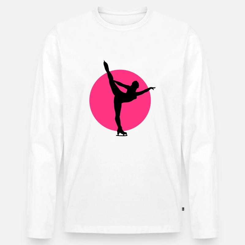 eiskunst_d_2c - Männer Premium Bio Langarmshirt - Weiß