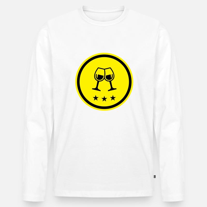 Wein Gläser - Männer Premium Bio Langarmshirt - undefined