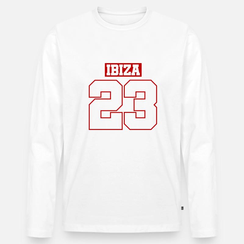 Ibiza 23 - Männer Premium Bio Langarmshirt - undefined
