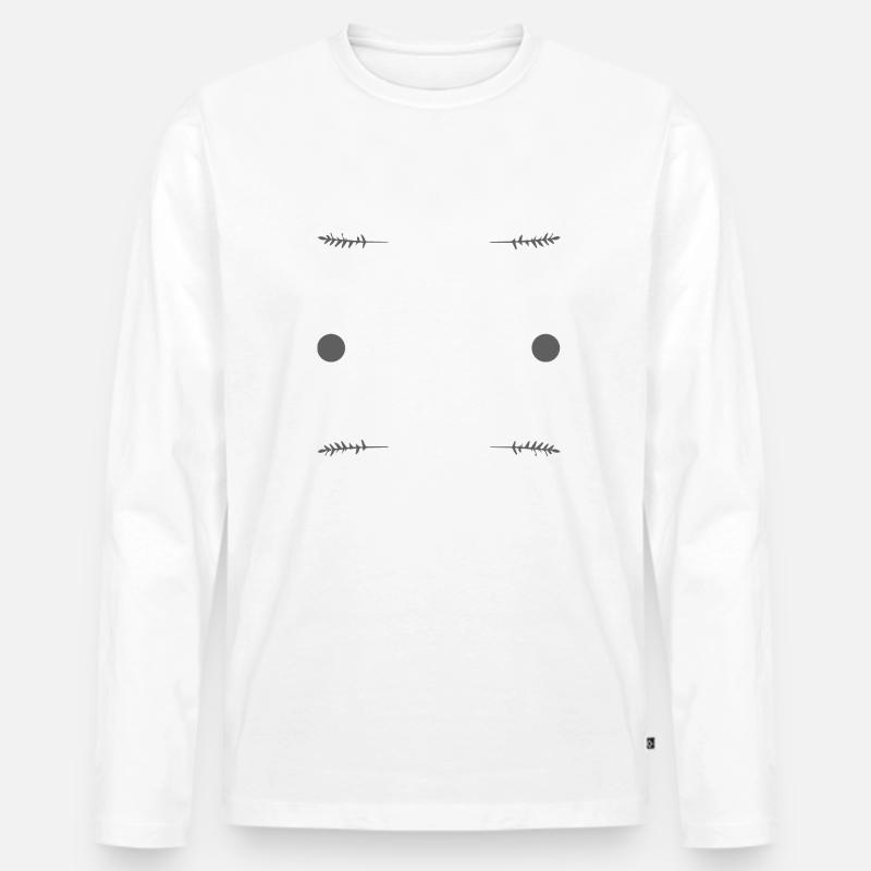 Oma Chef Superheld - Männer Premium Bio Langarmshirt - undefined