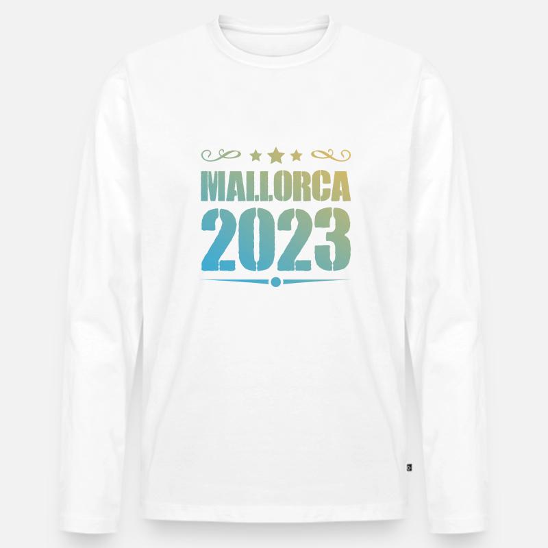 Mallorca 2023 - Männer Premium Bio Langarmshirt - undefined