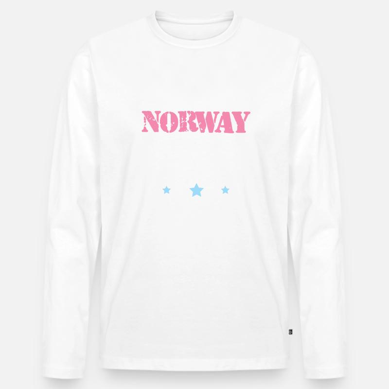 Norway 2023 - Männer Premium Bio Langarmshirt - undefined