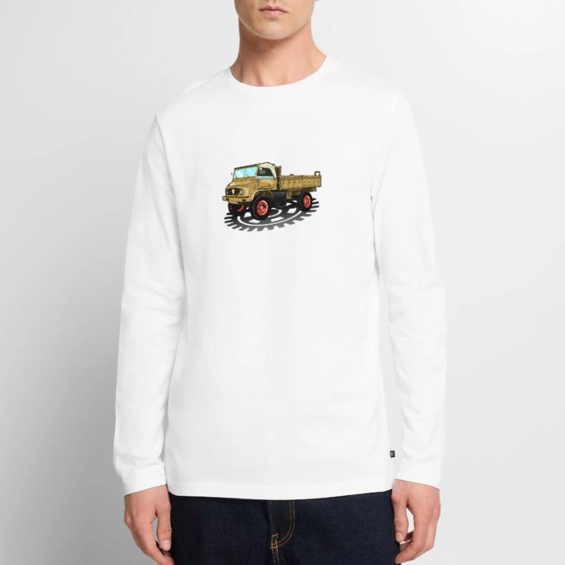 Unimog - Oldtimer - Offroad - Universal motor device Men's Premium Organic Long Sleeve Shirt