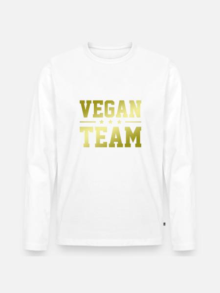 Vegan Team - Men's Premium Organic Long Sleeve Shirt - 