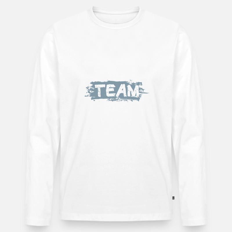 Swimming Team - Männer Premium Bio Langarmshirt - undefined
