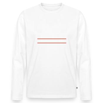 Tyrol 2024 - Men's Premium Organic Long Sleeve Shirt - white - Front - Nico (187cm)