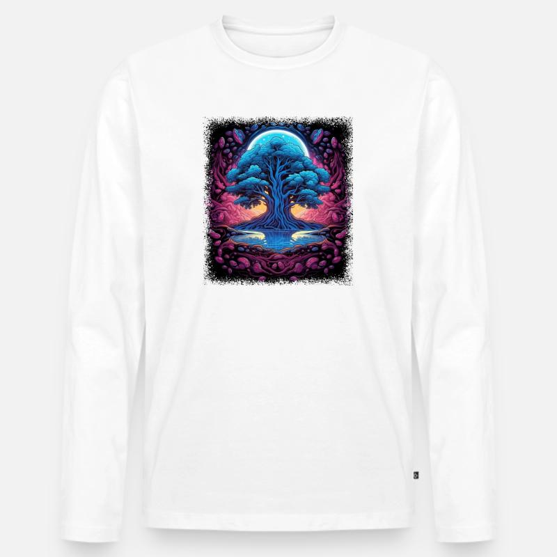 browser chef evolution tshirts - Männer Premium Bio Langarmshirt - Weiß