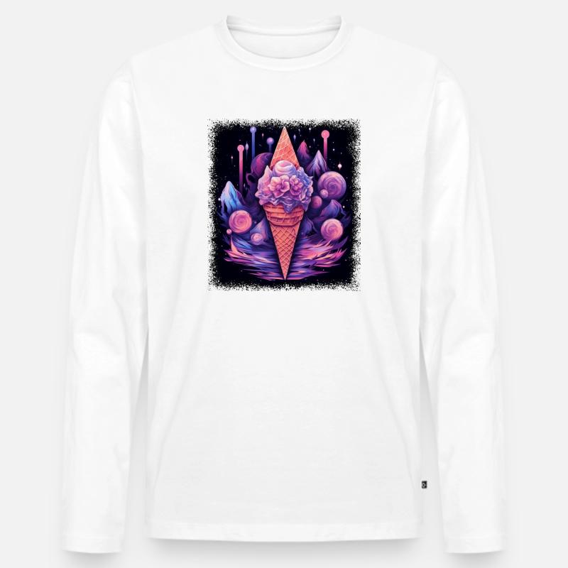 programming language gift computer - Männer Premium Bio Langarmshirt - Weiß