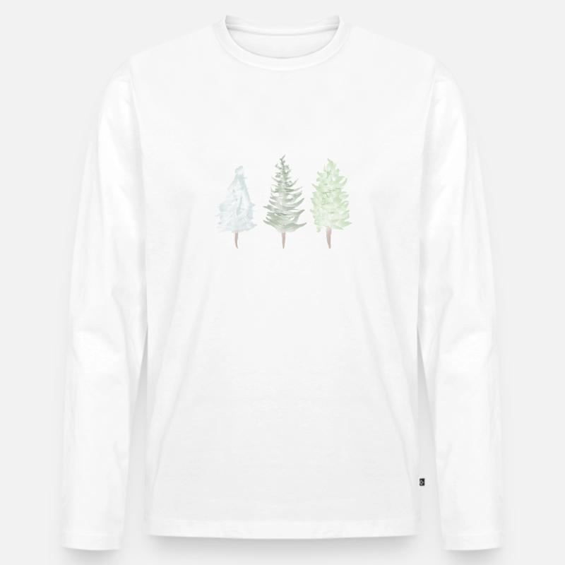 Wald - Männer Premium Bio Langarmshirt - undefined