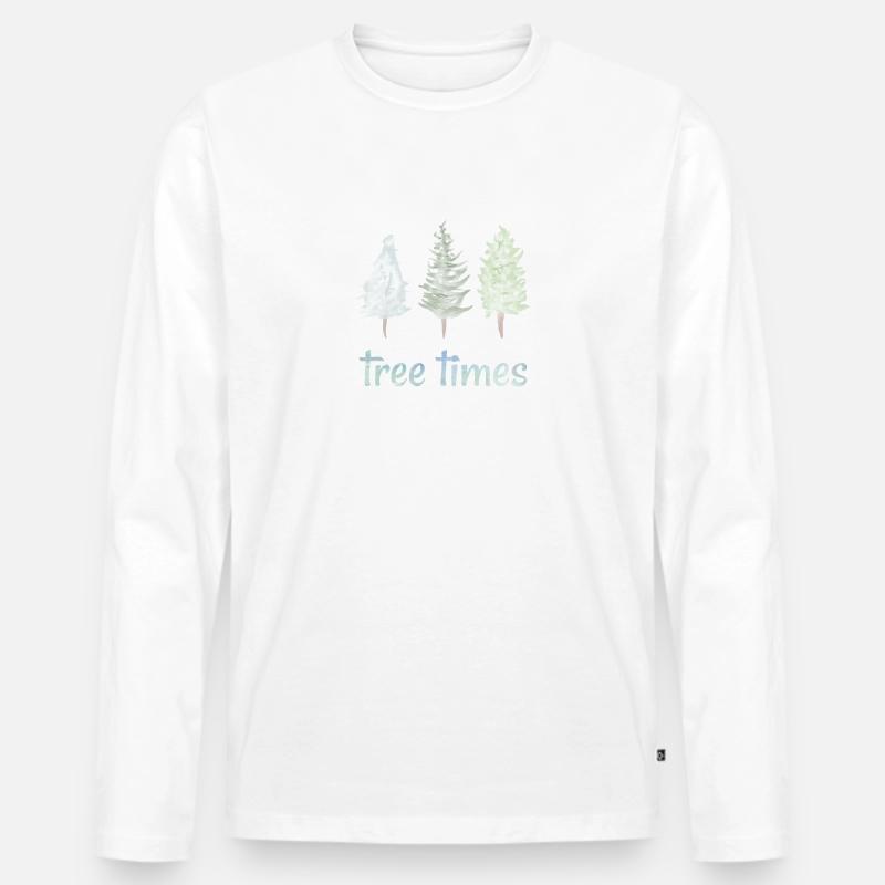 Tree Times - Männer Premium Bio Langarmshirt - undefined