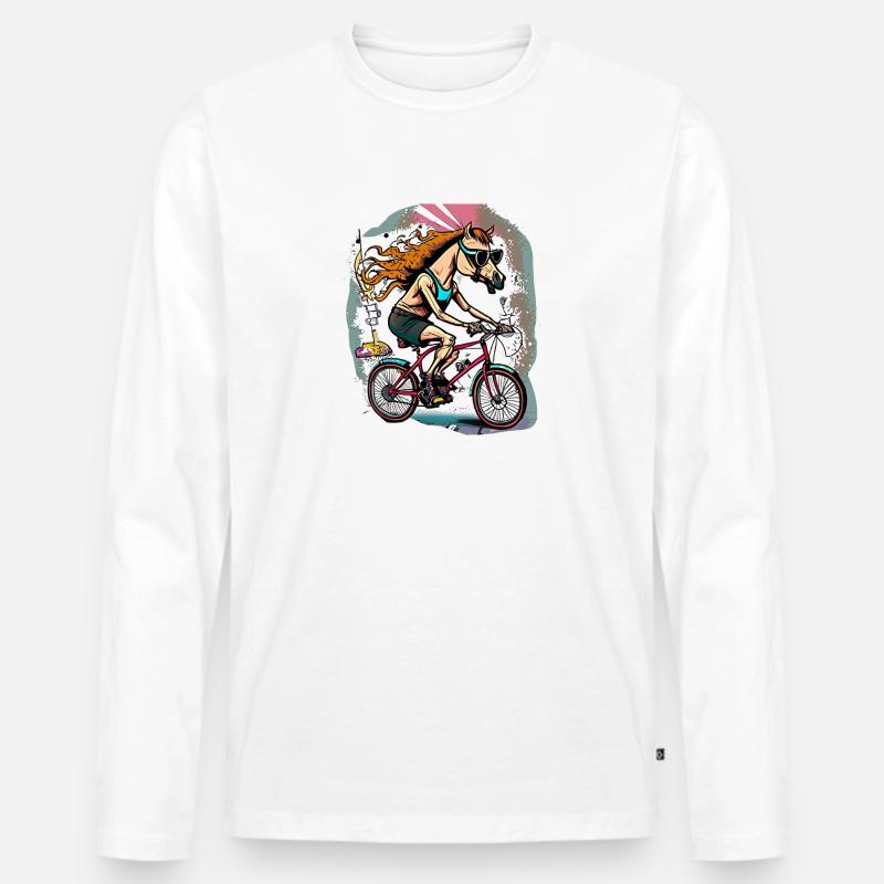 IMG 1520 - Männer Premium Bio Langarmshirt - Weiß