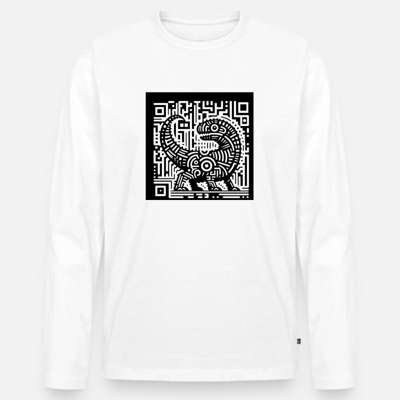 group1 29 - Männer Premium Bio Langarmshirt - Weiß
