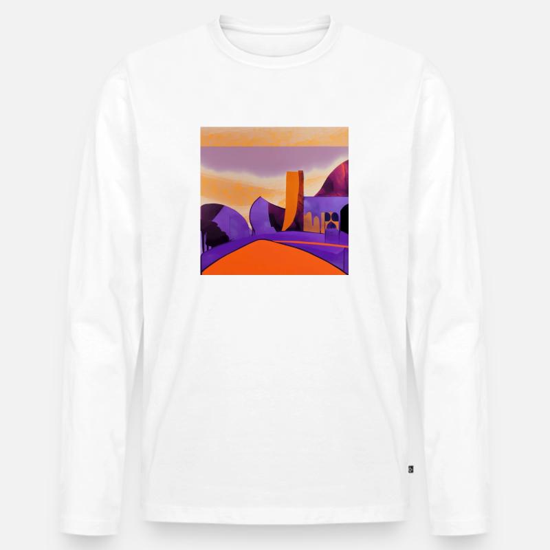 So eine Wüste - Männer Premium Bio Langarmshirt - Weiß