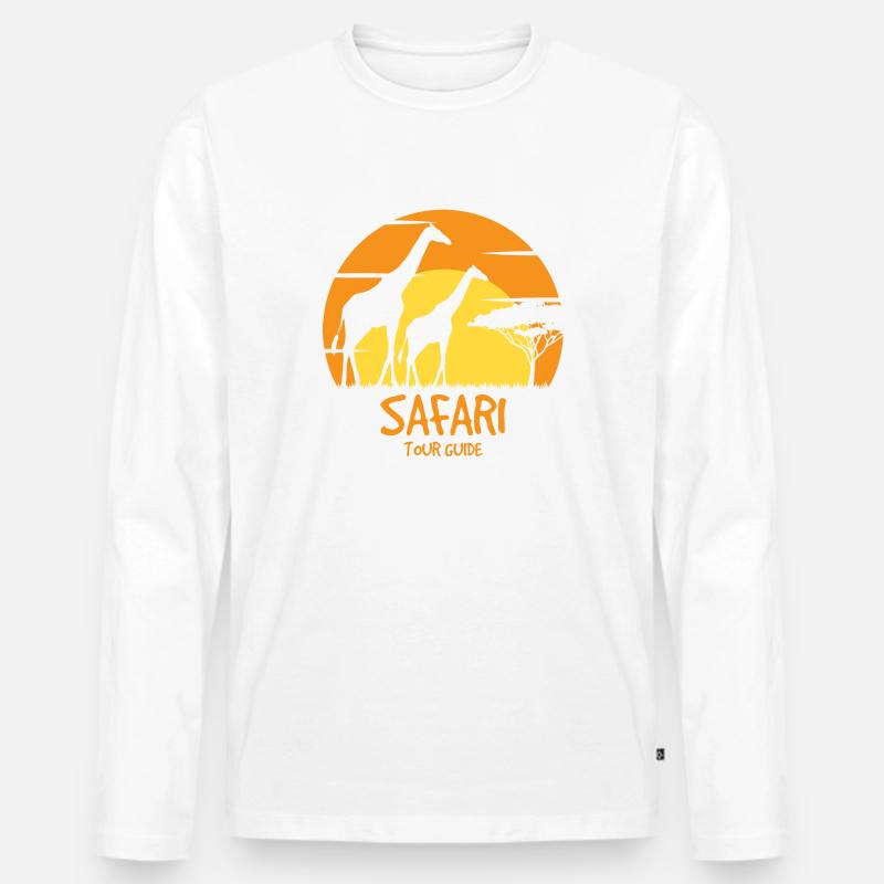 Safari Reiseführer - Männer Premium Bio Langarmshirt - undefined