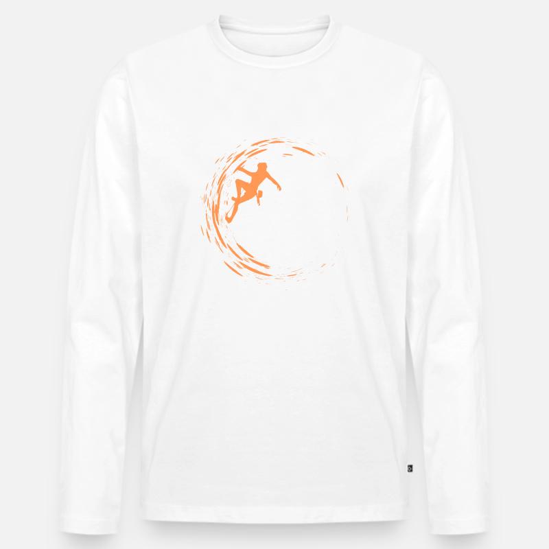 Bouldering - Männer Premium Bio Langarmshirt - undefined