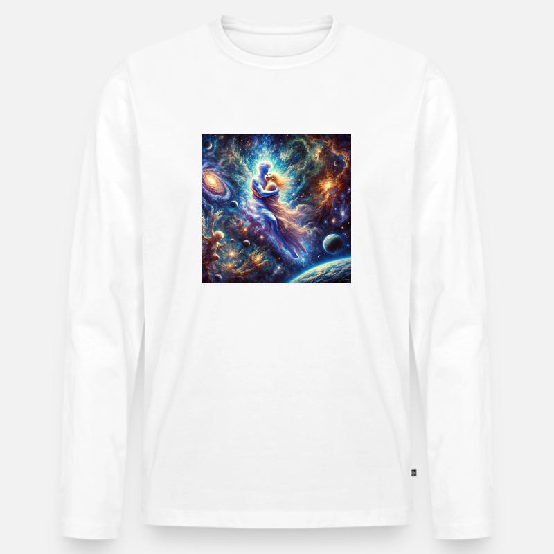 5EBAF71E 6C1A 47B3 BB1E 49B9DD25A6B8 - Männer Premium Bio Langarmshirt - Weiß