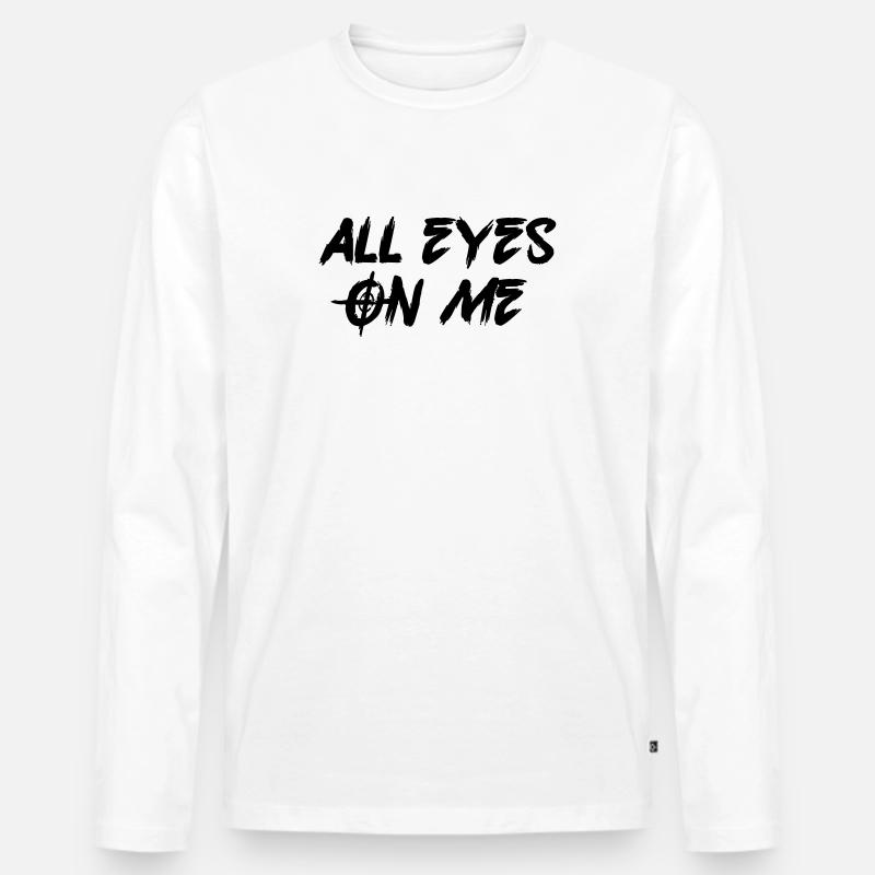 selbstbewusst Selbstbewußtsein - Männer Premium Bio Langarmshirt - Weiß