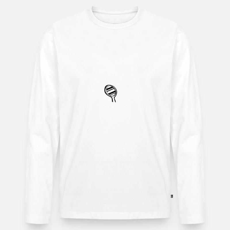 Coiffeuse Liebe Beruf Friseur Geschenk - Männer Premium Bio Langarmshirt - Weiß