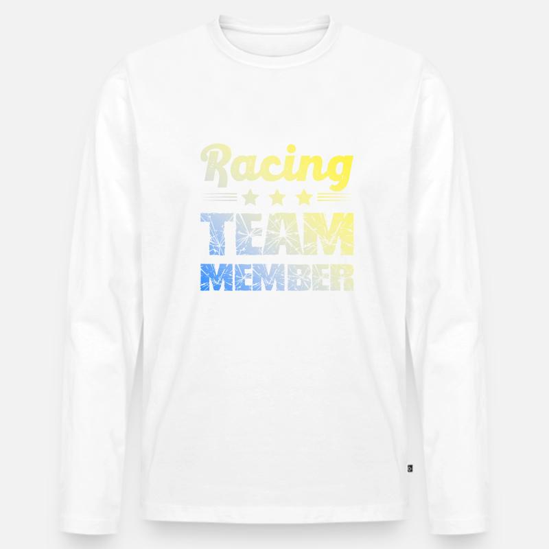 Racing Team - Männer Premium Bio Langarmshirt - undefined