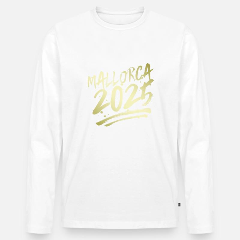 Mallorca 2025 - Männer Premium Bio Langarmshirt - undefined