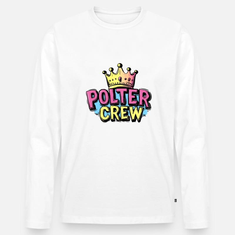 Polter Crew - Männer Premium Bio Langarmshirt - undefined