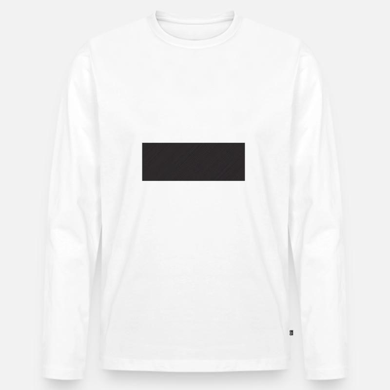 impossible - Männer Premium Bio Langarmshirt - Weiß
