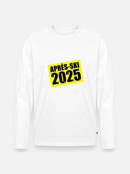 Après-ski 2025 - Men's Premium Organic Long Sleeve Shirt -