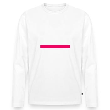 rect5032 - Männer Premium Bio Langarmshirt - Weiß - Vorne - Nico (187cm)