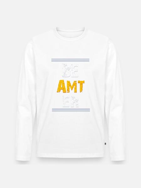 Beamter - Männer Premium Bio Langarmshirt -