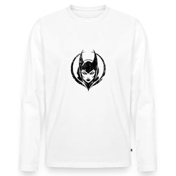 60th Birthday Keepin evil at bay since 1964 - Men's Premium Organic Long Sleeve Shirt - white - Front - Nico (187cm)